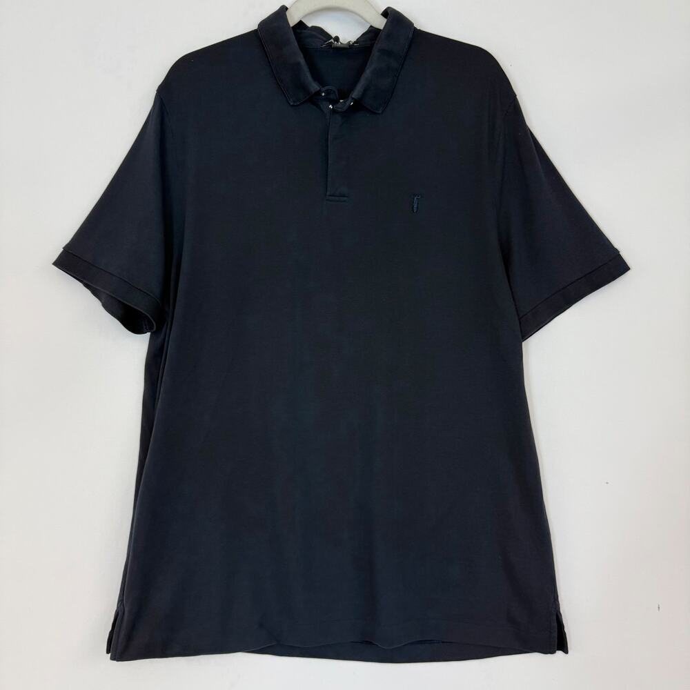 Baobab Perfect Polo Short Sleeve Pima Cotton Navy Blue Men's XL